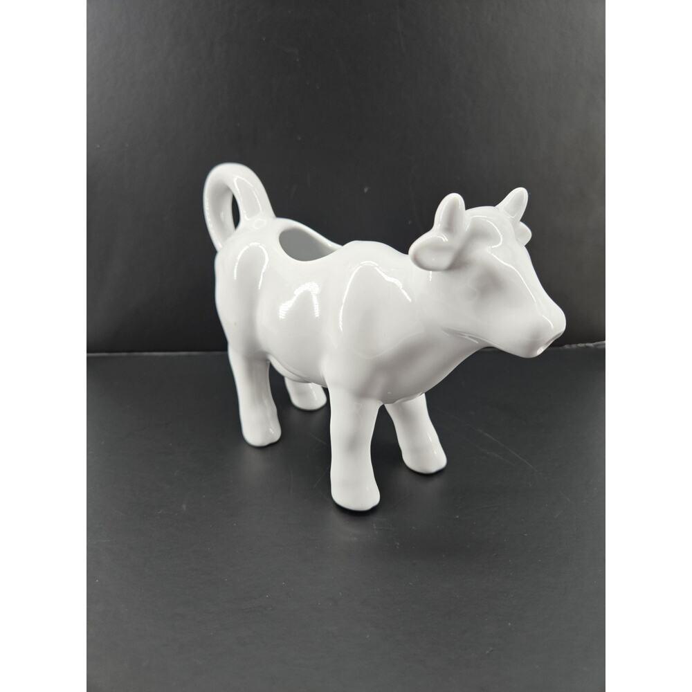 Farmhouse County Cottage Stoneware Cow Creamer Food Network